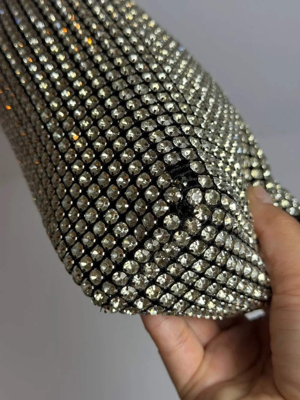 Alexander Wang Heiress Pouch Shimmer Evening Bag